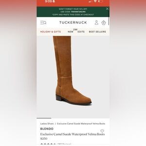 Blondo Tan Over the Knee Boots